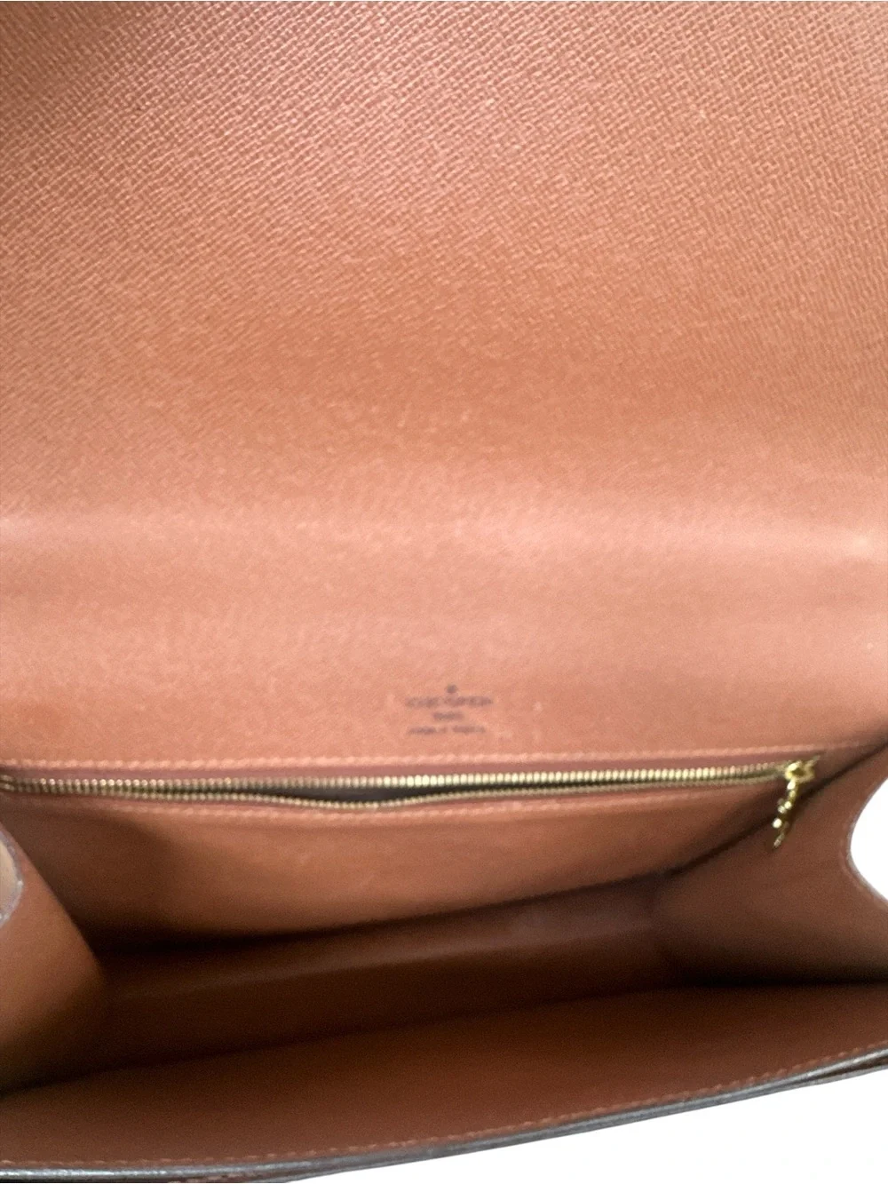 Louis Vuitton Monogram Canvas Brown & Gold Top Handle Satchel
